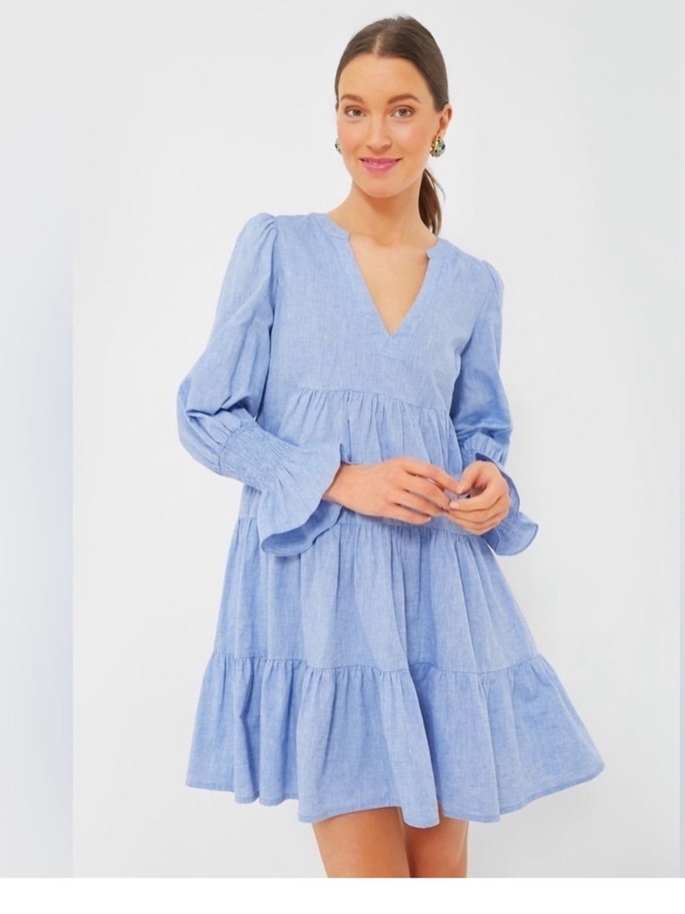 Tuckernuck Pomander Place Kenzo Cotton Chambray Dress XS